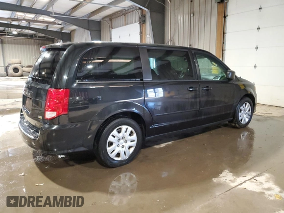 2016 Dodge Grand Caravan SE with VIN 2C4RDGBGXGR178352, listed as a Copart auction lot 88308065 with 121,415 mi miles and Clean Title. Bid and sale history available at DreamBid. Image 3.