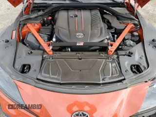 2024 Toyota GR Supra 3.0 with VIN WZ1DB0G07RW066056, listed as a Copart auction lot 83676044 with 3,621 mi miles and Salvage Title. Bid and sale history available at carsss.com. Image 12.