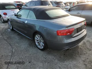 2016 Audi A5 Premium Plus with VIN WAUM2AFH2GN000803, listed as a Copart auction lot 76342954 with 0 mi miles and Non Repairable. Bid and sale history available at carsss.com. Image 2.