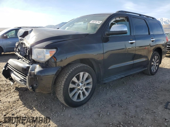 2015 Toyota Sequoia Limited with VIN 5TDJW5G15FS121076, listed as a Copart auction lot 85376714 with 112,433 mi miles and Salvage Title. Bid and sale history available at carsss.com. Image 1.