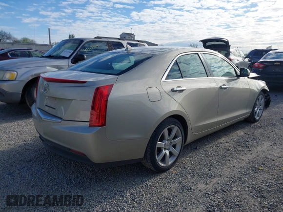 2014 Cadillac ATS Standard RWD z VIN 1G6AA5RA0E0103116, wystawiony jako IAAI lot #42116348 z przebiegiem 133 956 mil mil oraz . Historia ofert i sprzedaży dostępna na DreamBid. Obrazek 4.