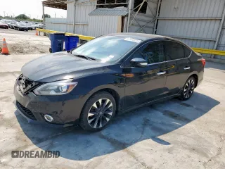 2017 Nissan Sentra SR with VIN 3N1AB7AP8HY356316, listed as a Copart auction lot 57694075 with 76,972 mi miles and Salvage title. Bid and sale history available at DreamBid. Image 1.