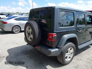 2020 Jeep Wrangler Unlimited Sport S z VIN 1C4HJXDN1LW223664, wystawiony jako IAAI lot #41886832 z przebiegiem 77 019 mil mil oraz . Historia ofert i sprzedaży dostępna na DreamBid. Obrazek 17.