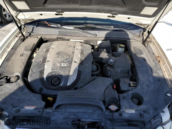 2007 Kia Amanti with VIN KNALD125375138836, listed as a Copart auction lot 42238245 with 104,871 mi miles and Salvage Title. Bid and sale history available at carsss.com. Image 11.