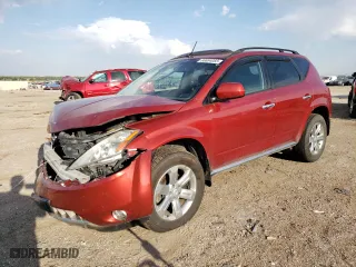 2006 Nissan Murano SE with VIN JN8AZ08W26W525638, listed as a Copart auction lot 66884083 with 184,381 mi miles and Salvage Title. Bid and sale history available at carsss.com. Image 1.