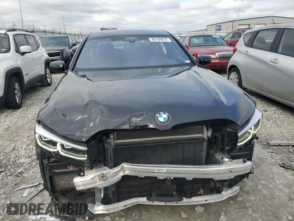 2022 BMW 7 Series with VIN WBA7U6C06NCK59421, listed as a Copart auction lot 80159874 with 24,033 mi miles and Salvage title. Bid and sale history available at DreamBid. Image 5.