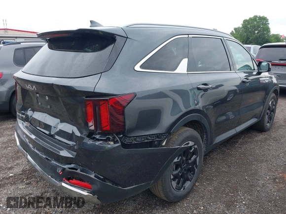 2024 Kia Sorento S with VIN 5XYRL4JC9RG254120, listed as a IAAI auction lot 42617649 with 24,773 mi miles and . Bid and sale history available at DreamBid. Image 4.