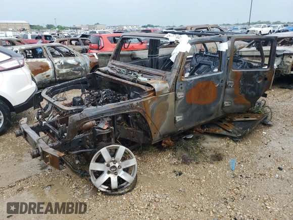 2008 Jeep Wrangler Unlimited Sahara with VIN 1J4GA59178L544357, listed as a Copart auction lot 54785005 with Not provided miles and Non repairable. Bid and sale history available at DreamBid. Image 1.