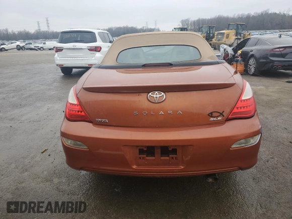 2007 Toyota Solara SE with VIN 4T1FA38P47U125009, listed as a Copart auction lot 44194545 with Not Provided miles and Salvage Title. Bid and sale history available at carsss.com. Image 6.