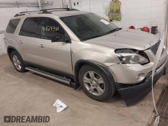 2011 GMC Acadia SLE with VIN 1GKKVPED8BJ246858, listed as a IAAI auction lot 41824381 with 198,976 mi miles. Bid and sale history available at carsss.com. Image 1.