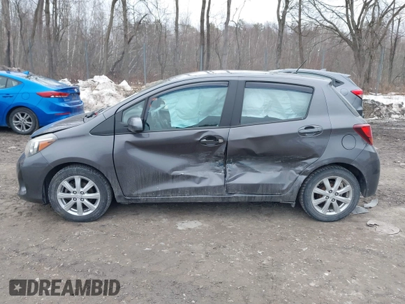 2015 Toyota Yaris L with VIN VNKKTUD33FA036237, listed as a IAAI auction lot 41710224 with 77,394 mi miles. Bid and sale history available at carsss.com. Image 14.