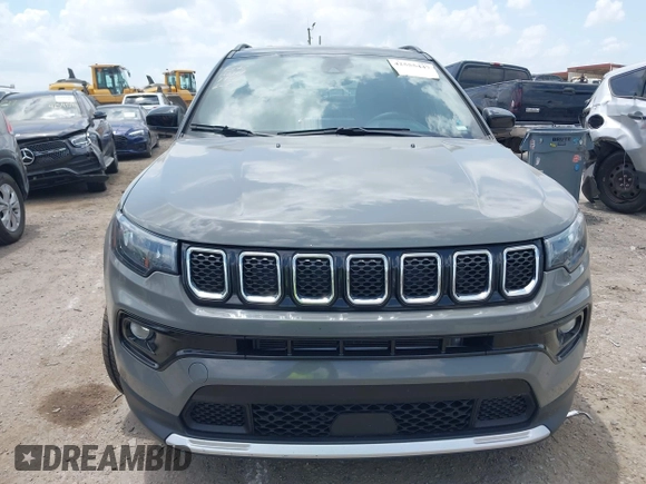 2023 Jeep Compass Limited с VIN 3C4NJDCN4PT523228, выставлен на аукционе IAAI как лот 42555447 с пробегом 57 684 миль миль и . История ставок и продаж доступна на DreamBid. Изображение 12.