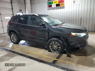2019 Jeep Cherokee Altitude with VIN 1C4PJMLB1KD465818, listed as a Copart auction lot 57552705 with 191,300 mi miles and Salvage title. Bid and sale history available at DreamBid. Image 4.