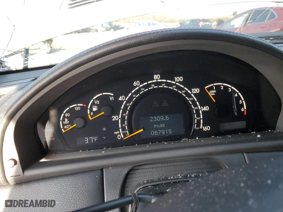 2003 Mercedes-Benz CL-Class 5.0L with VIN WDBPJ75J63A035886, listed as a Copart auction lot 87163504 with NaN miles and Salvage Title. Bid and sale history available at carsss.com. Image 9.