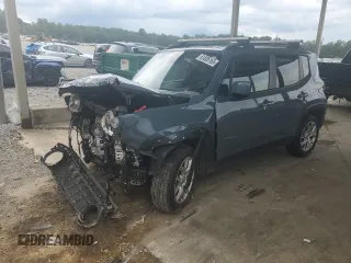 2018 Jeep Renegade Latitude with VIN ZACCJABBXJPJ59891, listed as a Copart auction lot 61005165 with 96,733 mi miles and Salvage title. Bid and sale history available at DreamBid. Image 1.