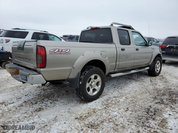 2002 Nissan Frontier 4WD SVE with VIN 1N6MD29Y02C330682, listed as a Copart auction lot 45595635 with 183,849 mi miles and Salvage Title. Bid and sale history available at carsss.com. Image 3.
