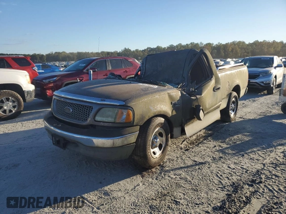 2002 Ford F-150 XL with VIN 1FTRF17W42NA89079, listed as a Copart auction lot 76519634 with Not Provided miles and Salvage Title. Bid and sale history available at carsss.com. Image 1.