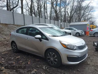2017 Kia Rio LX with VIN KNADM4A37H6100379, listed as a IAAI auction lot 41942737 with 128,858 mi miles. Bid and sale history available at carsss.com. Image 1.