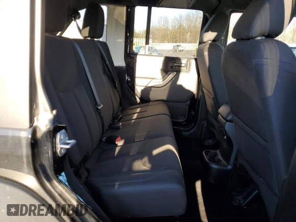 2018 Jeep Wrangler JK Unlimited Sport S with VIN 1C4BJWDG8JL874449, listed as a Copart auction lot 85007634 with 91,709 mi miles and Salvage Title. Bid and sale history available at carsss.com. Image 10.
