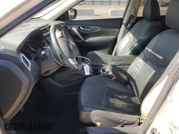 2015 Nissan Rogue SV with VIN 5N1AT2MV8FC827342, listed as a Copart auction lot 48215345 with 161,412 mi miles and Salvage Title. Bid and sale history available at carsss.com. Image 7.