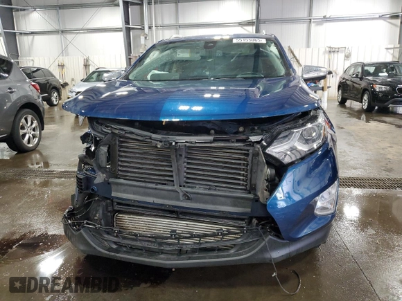 2020 Chevrolet Equinox Premier z VIN 2GNAXXEV0L6273682, wystawiony jako Copart lot #55155065 z przebiegiem 71 754 mil mil oraz Szkoda całkowita • Salvage title. Historia ofert i sprzedaży dostępna na DreamBid. Obrazek 5.
