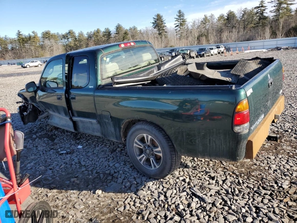 2003 Toyota Tundra SR5 with VIN 5TBBN44123S397502, listed as a Copart auction lot 48077505 with 222,605 mi miles and Salvage Title. Bid and sale history available at carsss.com. Image 2.