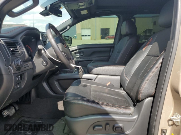 2021 Nissan Titan Pro-4X с VIN 1N6AA1ED5MN523913, выставлен на аукционе Copart как лот 56371695 с пробегом 36 785 миль миль и Списание • Salvage title. История ставок и продаж доступна на DreamBid. Изображение 7.