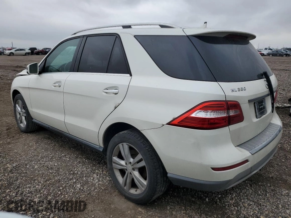 2013 Mercedes-Benz M 350 with VIN 4JGDA5JB5DA210357, listed as a Copart auction lot 45774645 with 186,550 mi miles and Salvage Title. Bid and sale history available at DreamBid. Image 2.