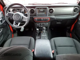 2020 Jeep Gladiator Sport S with VIN 1C6HJTAG0LL131338, listed as a Copart auction lot 50883235 with 50,547 mi miles and Salvage title. Bid and sale history available at DreamBid. Image 8.