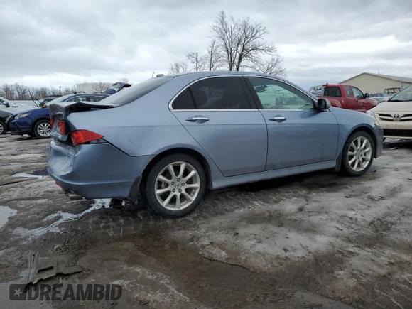 2007 Acura TSX Navi with VIN JH4CL96997C012444, listed as a Copart auction lot 47668605 with 122,755 mi miles and Salvage Title. Bid and sale history available at carsss.com. Image 3.