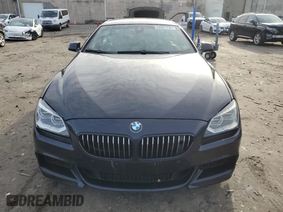 2014 BMW 6 Series 650i z VIN WBA6B2C51ED128896, wystawiony jako Copart lot #84801734 z przebiegiem 142 181 mil mil oraz Szkoda całkowita • Salvage title. Historia ofert i sprzedaży dostępna na DreamBid. Obrazek 5.
