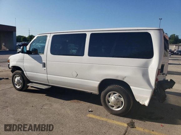 2010 Ford Econoline Passenger XL with VIN 1FMNE1BW2ADA11991, listed as a Copart auction lot 63758014 with 32,785 mi miles and Salvage Title. Bid and sale history available at DreamBid. Image 2.