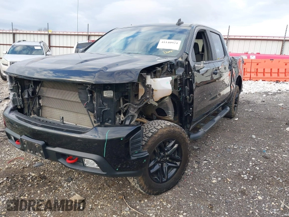2021 Chevrolet Silverado 1500 LT Trail Boss with VIN 1GCPYFEDXMZ130455, listed as a IAAI auction lot 41140924 with 52,293 mi miles and . Bid and sale history available at DreamBid. Image 20.