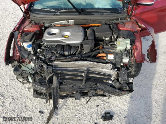 2016 Hyundai Sonata Hybrid SE with VIN KMHE24L16GA024377, listed as a Copart auction lot 44465865 with 0 mi miles and Salvage Title. Bid and sale history available at carsss.com. Image 13.