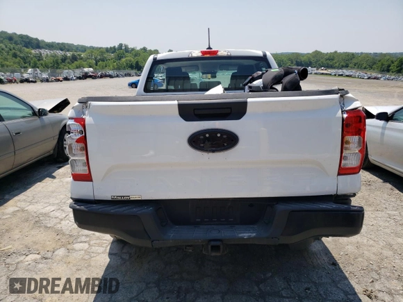 2024 Ford Ranger XL с VIN 1FTER4PH3RLE03190, выставлен на аукционе Copart как лот 58177225 с пробегом 49 146 миль миль и Списание • Salvage title. История ставок и продаж доступна на DreamBid. Изображение 6.