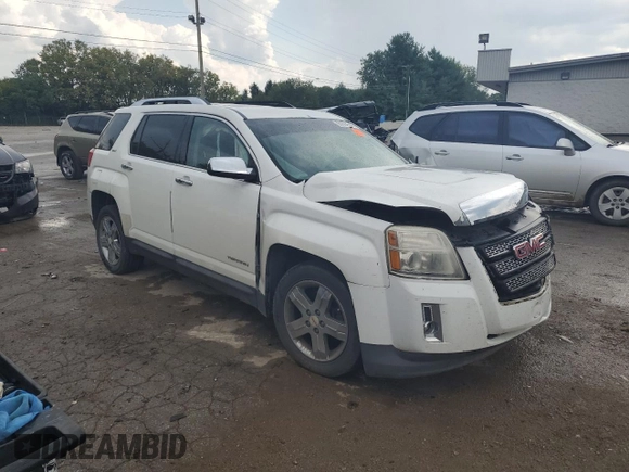 2012 GMC Terrain SLT-2 with VIN 2GKFLWE54C6355245, listed as a Copart auction lot 69664744 with Not Provided miles and Salvage Title. Bid and sale history available at DreamBid. Image 4.
