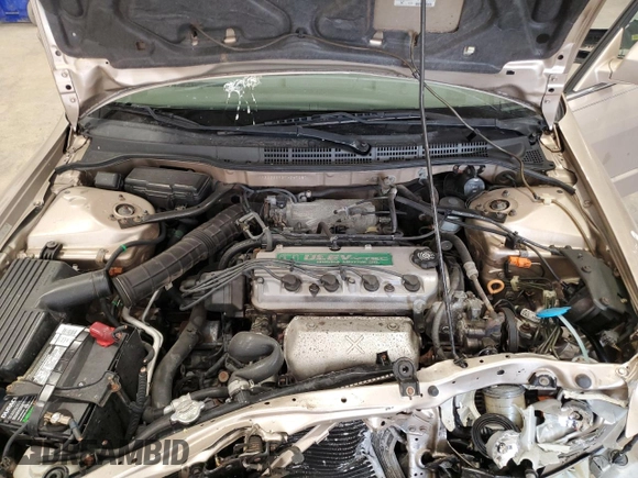 2000 Honda Accord SE with VIN 1HGCG6693YA047287, listed as a Copart auction lot 56838525 with 121,585 mi miles and Non repairable. Bid and sale history available at DreamBid. Image 11.