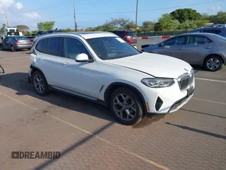 2022 BMW X3 sDrive30i with VIN 5UX43DP05N9K99492, listed as a IAAI auction lot 42137454 with 42,401 mi miles and . Bid and sale history available at DreamBid. Image 1.