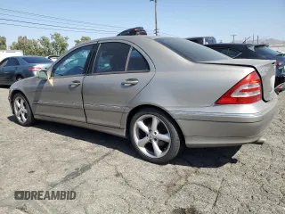 2004 Mercedes-Benz C 230 Kompressor with VIN WDBRF40JX4F549275, listed as a Copart auction lot 60458595 with Not provided miles and Salvage title. Bid and sale history available at DreamBid. Image 2.