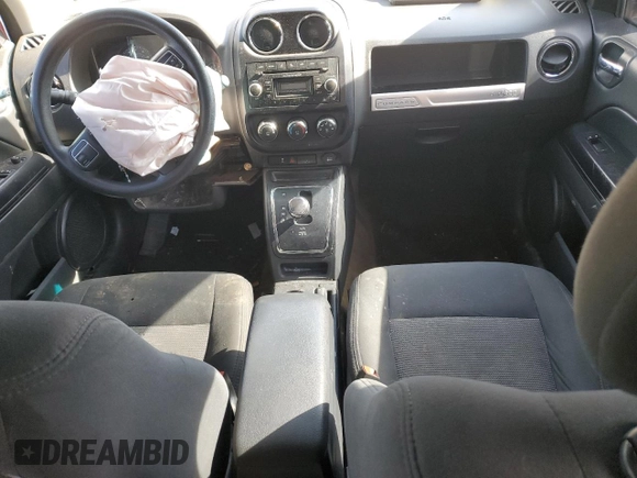 2016 Jeep Compass Sport with VIN 1C4NJDBB2GD663405, listed as a Copart auction lot 46676575 with Not provided miles and Salvage title. Bid and sale history available at DreamBid. Image 8.