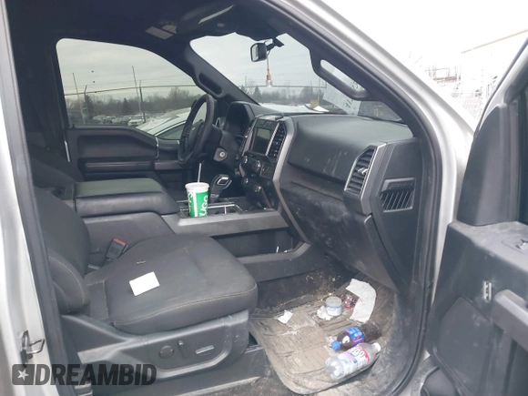 2019 Ford F-150 XL with VIN 1FTEW1E45KFB55357, listed as a IAAI auction lot 41708291 with 114,099 mi miles. Bid and sale history available at carsss.com. Image 5.