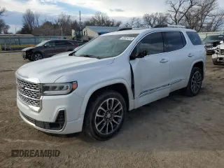 2022 GMC Acadia Denali with VIN 1GKKNXLS7NZ125794, listed as a Copart auction lot 42824315 with 45,468 mi miles and Salvage title. Bid and sale history available at DreamBid. Image 1.
