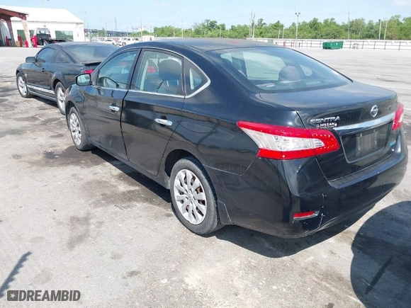 2014 Nissan Sentra SV with VIN 3N1AB7AP1EY287965, listed as a IAAI auction lot 42077761 with 98,271 mi miles. Bid and sale history available at carsss.com. Image 3.
