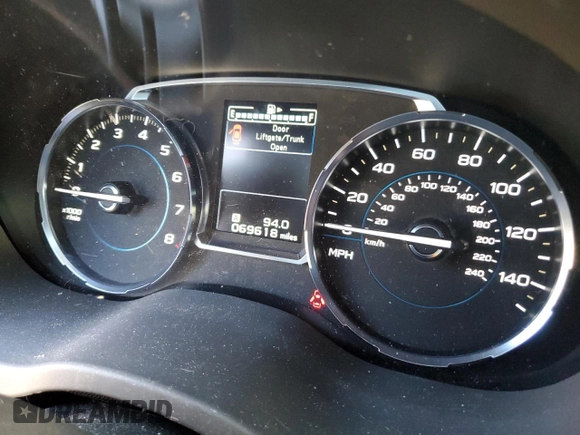 2017 Subaru Forester Premium with VIN JF2SJAGC1HH426449, listed as a Copart auction lot 44576895 with 69,618 mi miles and Salvage Title. Bid and sale history available at DreamBid. Image 9.
