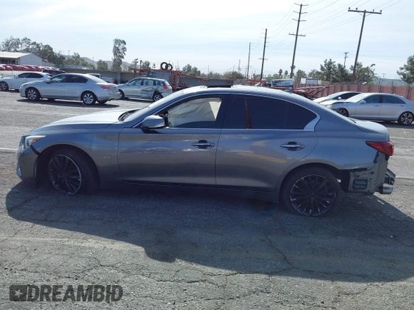 2018 Infiniti Q50 Sport with VIN JN1EV7AP5JM366187, listed as a IAAI auction lot 40753223 with 104,765 mi miles and . Bid and sale history available at carsss.com. Image 14.