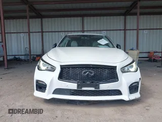2017 Infiniti Q50 3.0t Premium with VIN JN1EV7AR8HM839303, listed as a IAAI auction lot 41783123 with 53,547 mi miles. Bid and sale history available at carsss.com. Image 12.