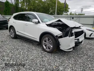 2022 Acura MDX with VIN 5J8YE1H36NL022312, listed as a Copart auction lot 57847005 with 15,625 mi miles and Salvage title. Bid and sale history available at DreamBid. Image 4.