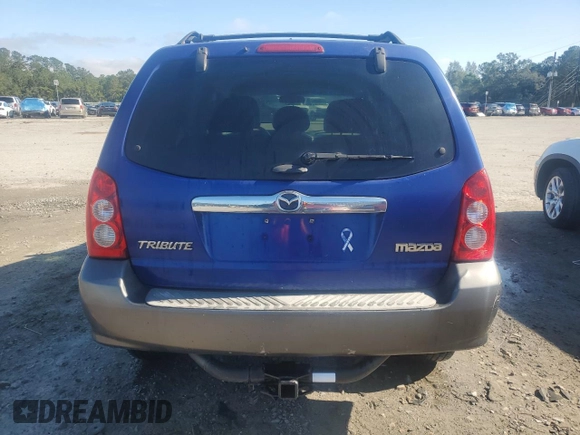 2005 Mazda Tribute i with VIN 4F2YZ02Z75KM41284, listed as a Copart auction lot 79907184 with 230,523 mi miles and Salvage Title. Bid and sale history available at carsss.com. Image 6.