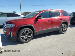 2022 GMC Acadia SLT with VIN 1GKKNML48NZ120524, listed as a Copart auction lot 76708804 with 53,698 mi miles and Clean Title. Bid and sale history available at carsss.com. Image 1.