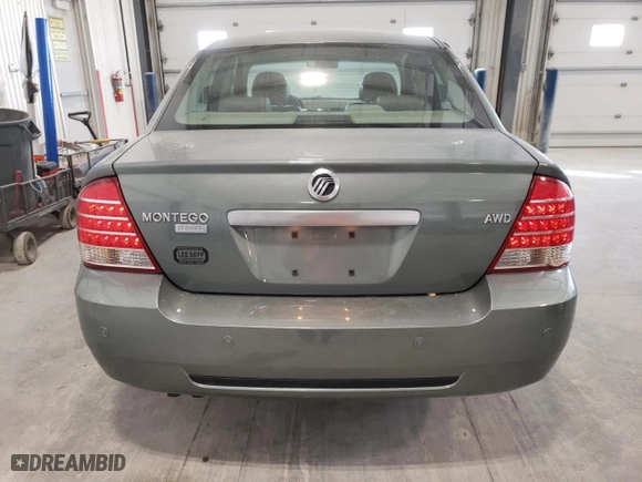 2006 Mercury Montego Premier with VIN 1MEHM43196G609699, listed as a Copart auction lot 84913734 with 84,900 mi miles and Salvage Title. Bid and sale history available at carsss.com. Image 6.